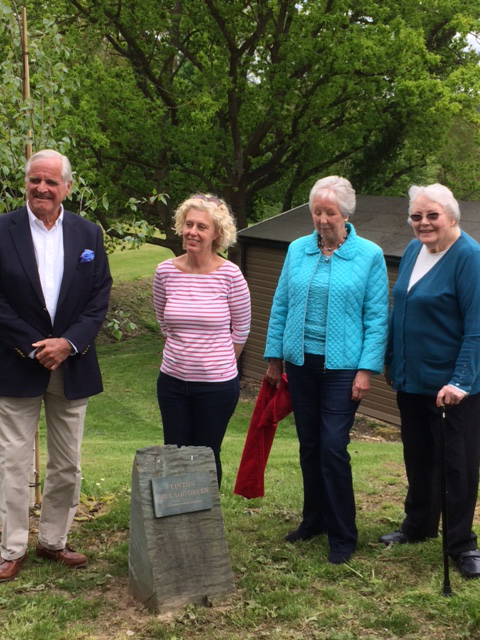 unveilling the village green sign 2